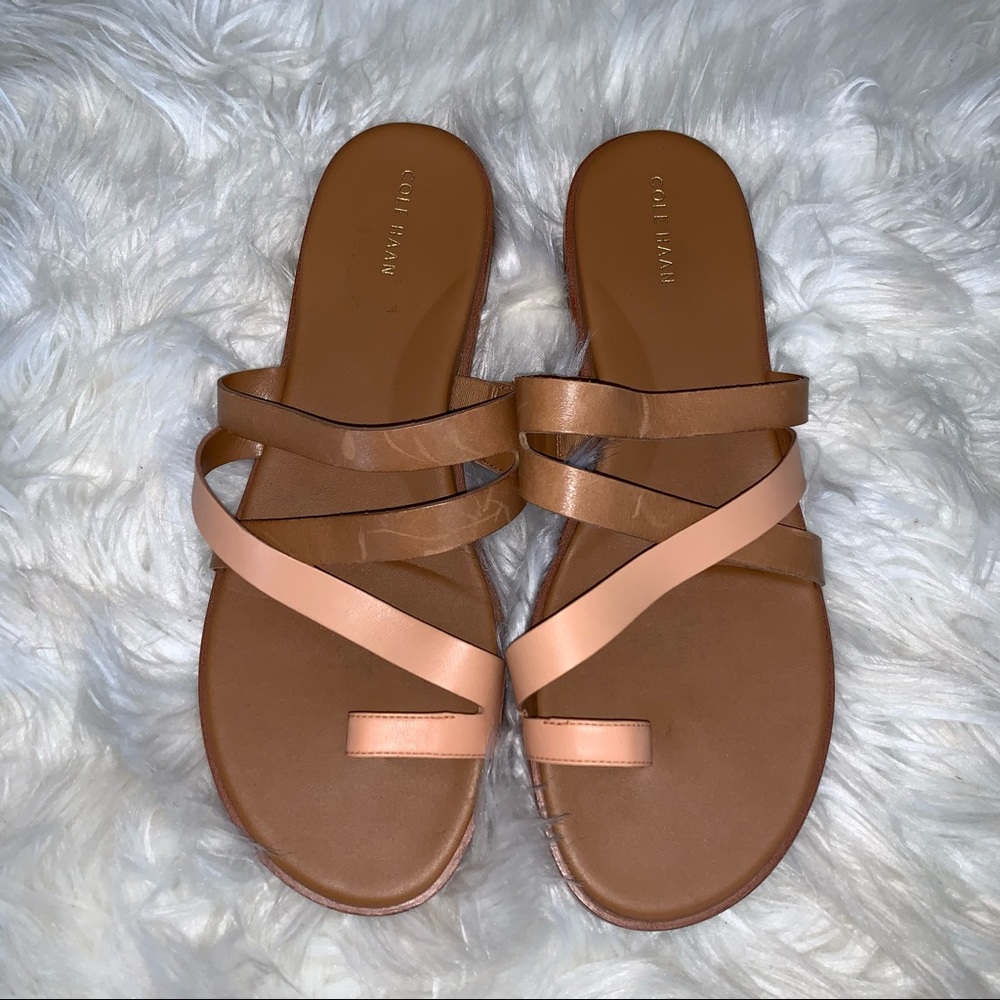 Cole Haan Strappy Flavia Grand Thong Sandals Brown // Spring, Summer, Casual
